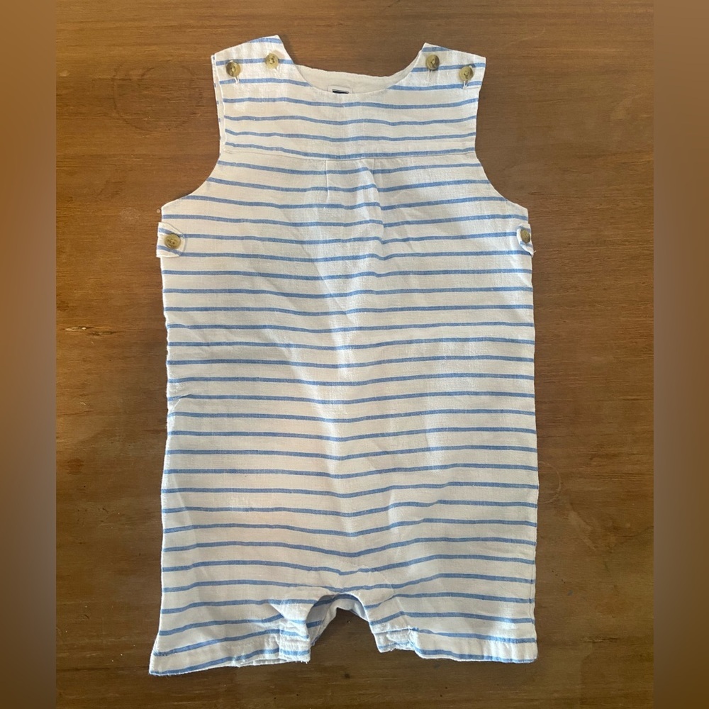 Janie and Jack stripe preppy sailor one piece outfit 18-24 month